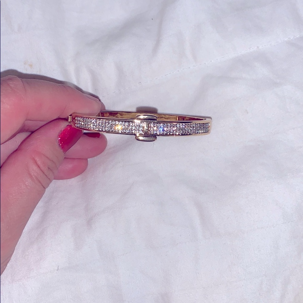 *NEW* Faux Gold Rhinestone Bangle Bracelet